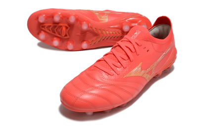 Mizuno Morelia Neo 4 FG Football Boots - Red/Gold