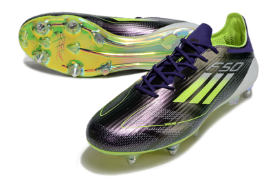 Adidas F50 Elite SG Football Boots - Purple/Yellow/Gold