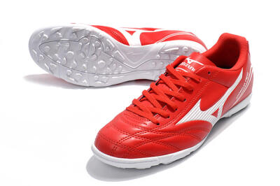 Mizuno Morelia Neo TF Football Shoes - Red/White