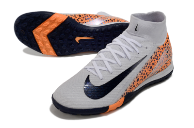 Nike Mercurial Superfly 10 Elite TF Football Boots - White/Black/Orange