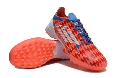 Thomas Müller x Adidas F50 Elite Raumdeuter TF Football Shoes - Red/Blue/White