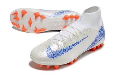 Nike Mercurial Superfly 10 Academy FG Football Boots - White/Blue/Orange