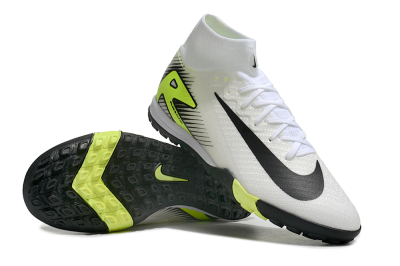 Nike Air Zoom Mercurial Superfly 10 Elite TF Football Shoes - White/Black/Yellow