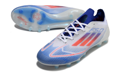 Adidas F50 Elite AG Football Boots - White/Blue/Red
