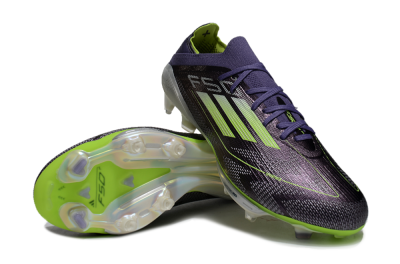 Adidas F50+ Lightstrike Elite FG Football Boots - Purple/Yellow/Silver