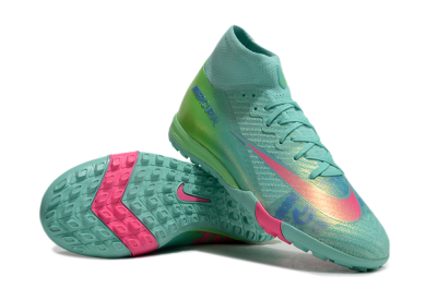 Nike Air Zoom Mercurial Superfly 10 Elite TF Football Shoes - Jade/Pink/Blue