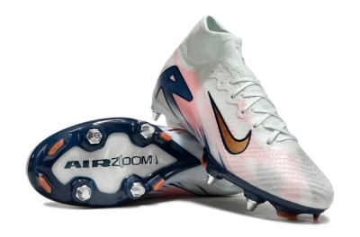 Nike Air Zoom Mercurial Superfly 10 Elite SG Football Boots - Jade/Pink/Gold/Blue