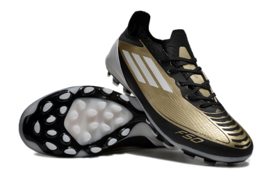 Adidas F50 Elite Messi MG Football Boots - Gold/Black/White