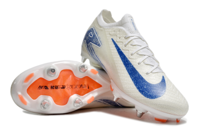 Nike Air Zoom Mercurial Vapor 16 Elite SG Football Boots - Beige/Blue/White