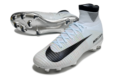 Nike Zoom Superfly 5 Elite FG Football Boots - Blue/Black/Rainbow