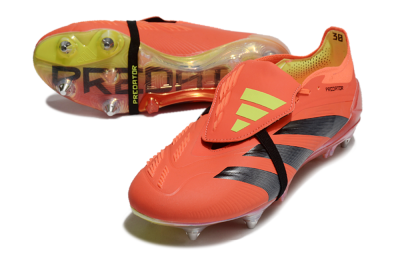 Adidas Predator Elite Foldover Tongue SG Football Boots - Red/Black/Yellow
