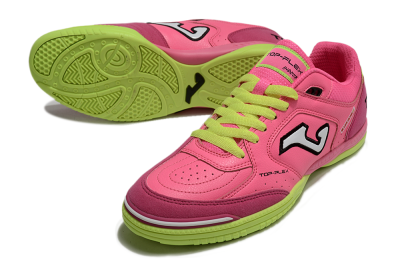 Joma Top Flex IC Football Shoes - Pink/White/Yellow