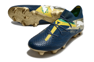 Puma x Neymar Future 7 Ultimate bna FG Football Boots - Blue/Yellow/Green
