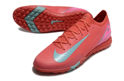 Nike Air Zoom Mercurial Vapor 16 Elite TF Football Shoes - Red/Jade/White
