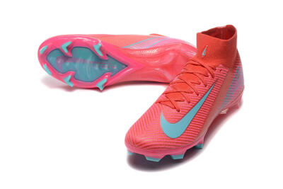 Nike Air Zoom Mercurial Superfly 10 Elite FG Football Boots - Red/Jade/Blue