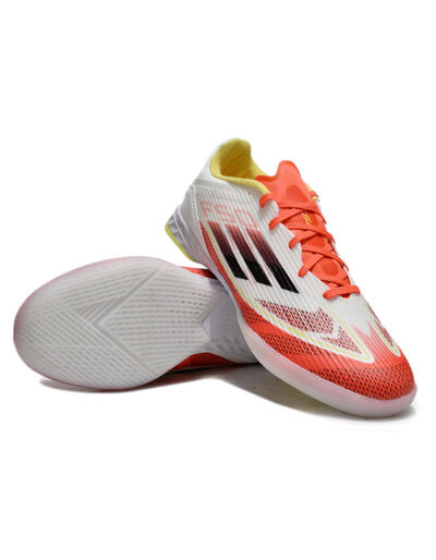 Adidas F50 Elite IC Football Shoes - Red/White/Yellow