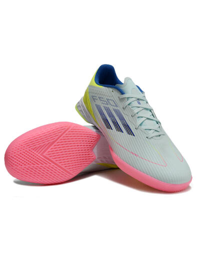 Adidas F50 Elite IC Football Shoes - Jade/Blue/Yellow