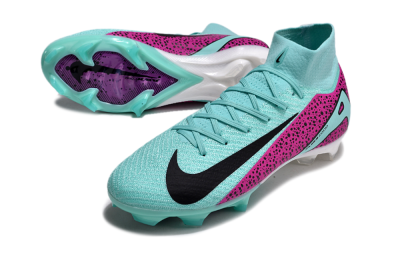 Nike Air Zoom Mercurial Superfly 10 Elite FG Football Boots - Jade/Black/Purple