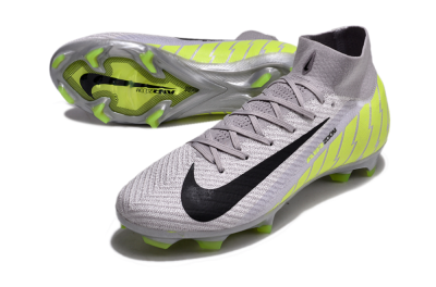 Nike Air Zoom Mercurial Superfly 10 Elite FG Football Boots - Grey/Black/Yellow