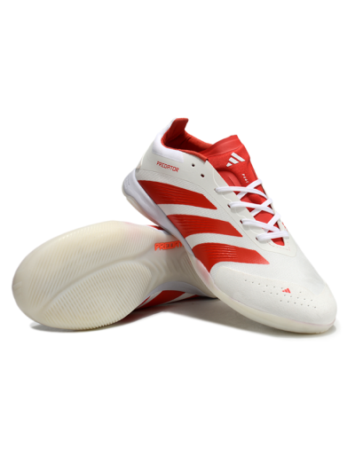 Adidas Predator 24 Elite IC Football Shoes - Beige/Red/White