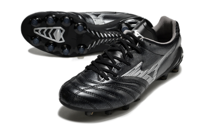Mizuno Morelia Neo 4 FG Football Boots - Black/Silver
