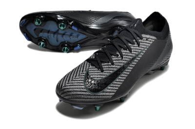 Nike Air Zoom Mercurial Vapor 16 Elite SG Football Boots - Black/Silver/Blue