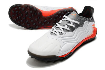 Adidas Copa Sense.1 TF Football Shoes - White/Grey/Red