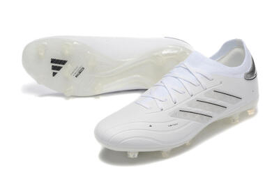 Adidas Copa Pure 2+ FG Football Boots - White/Silver/Black