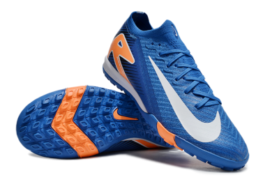 Nike Air Zoom Mercurial Vapor 16 Elite TF Football Shoes - Blue/White/Orange