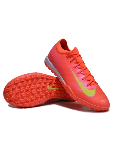Nike Air Zoom Mercurial Vapor 16 Elite TF Football Shoes - Pink/Yellow/White