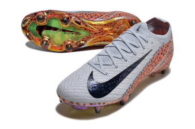 Nike Air Zoom Mercurial Vapor 16 Pro SG Football Boots - Grey/Black/Leopard