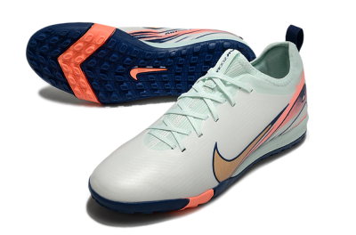 Nike Air Zoom Mercurial Vapor 16 Pro TF Football Shoes - Jade/Gold/Pink
