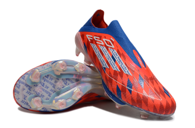 didas F50+ Elite Lightstrike Pro Laceless FG Football Boots - Red/White/Blue