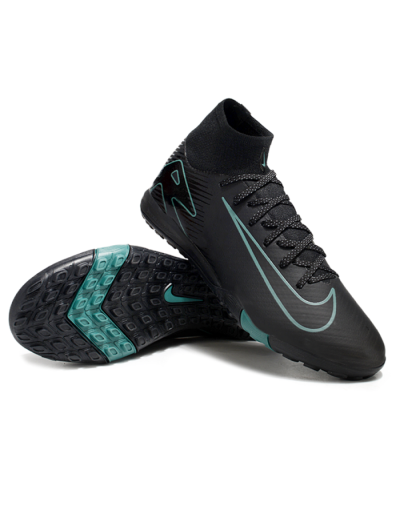Nike Air Zoom Mercurial Superfly 10 Elite TF Football Shoes - Black/Green