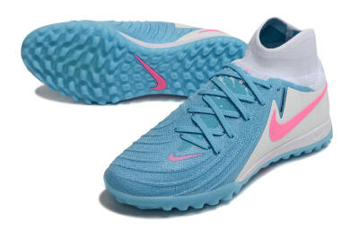 Nike Phantom Luna Elite TF Football Shoes - Blue/White/Pink