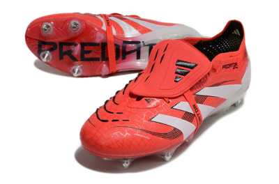 Adidas Predator 25 Elite Foldover Tongue SG Football Boots - Red/White/Black