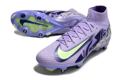 Nike Air Zoom Mercurial Superfly 10 Elite SG Football Boots - Purple/Yellow/Blue