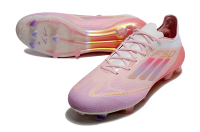 Adidas F50 Elite FG Football Boots - Pink/White/Gold