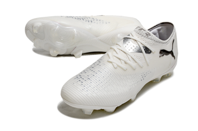 Puma Future 8 Ultimate FG Football Boots - White/Silver/Black