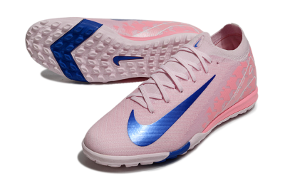 Nike Air Zoom Mercurial Vapor 16 Elite TF Football Shoes - Pink/Blue/White