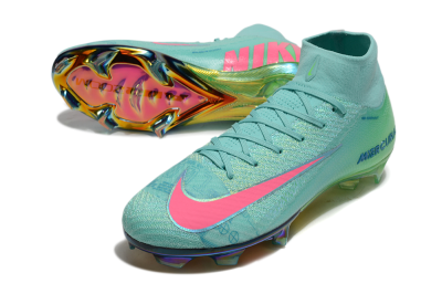 Nike Air Zoom Mercurial Superfly 10 Elite FG Football Boots - Jade/Pink/Gold