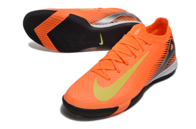 Nike Air Zoom Mercurial Vapor 16 Elite IC Football Shoes - Orange/Yellow/Silver