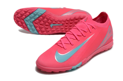 Nike Air Zoom Mercurial Vapor 16 Elite TF Football Shoes - Pink/Jade/White