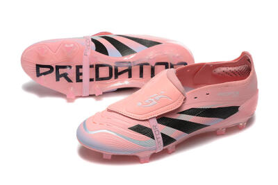 Adidas Predator Elite Foldover Tongue 25 FG Football Boots - Pink/Black/Silver