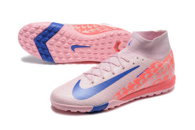Nike Air Zoom Mercurial Superfly 10 Elite TF Football Shoes - Pink/Blue/White