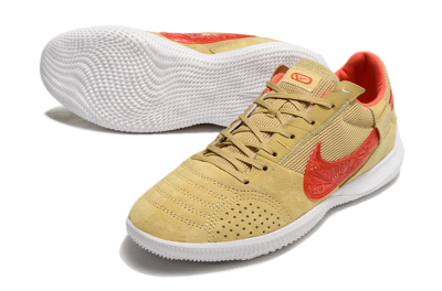 Nike Street Gato IC Football Shoes - Khaki/Red/White