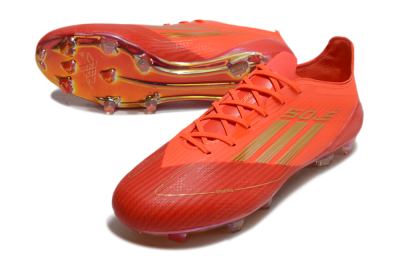 Adidas F50 Elite FG Football Boots - Red/Gold