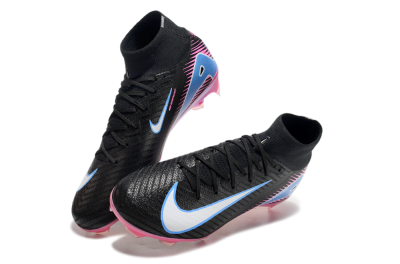 Nike Air Zoom Mercurial Superfly 10 Elite FG Football Boots - Black/White/Blue/Pink