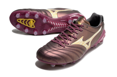 Mizuno Morelia Neo 4 FG Football Boots - Red/White/Gold