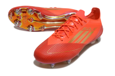 Adidas F50 Elite SG Football Boots - Red/Gold